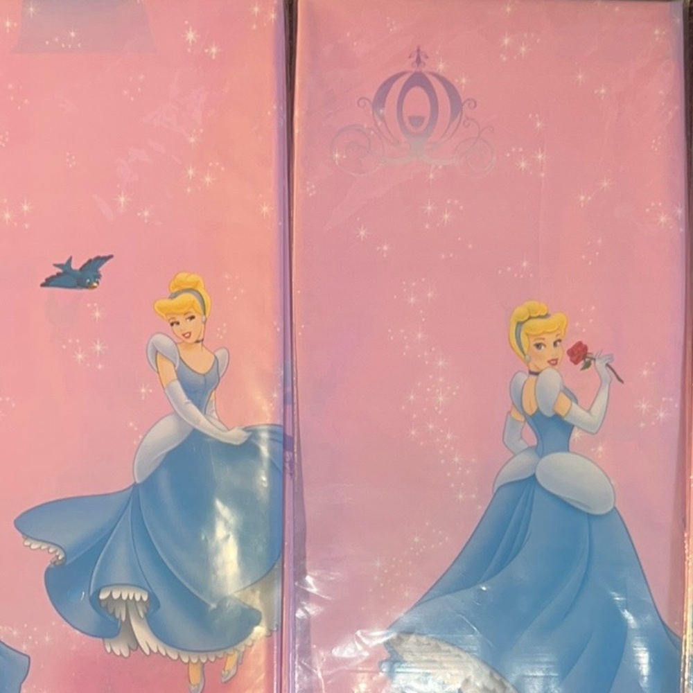 Disney Hallmark Princess Cinderella Table cover set of 2